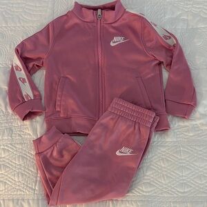 Nike Kids' Pink Tracksuit Set